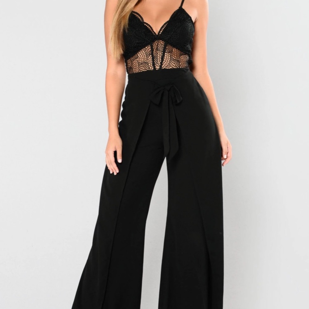NWT elegant black jumpsuit..
